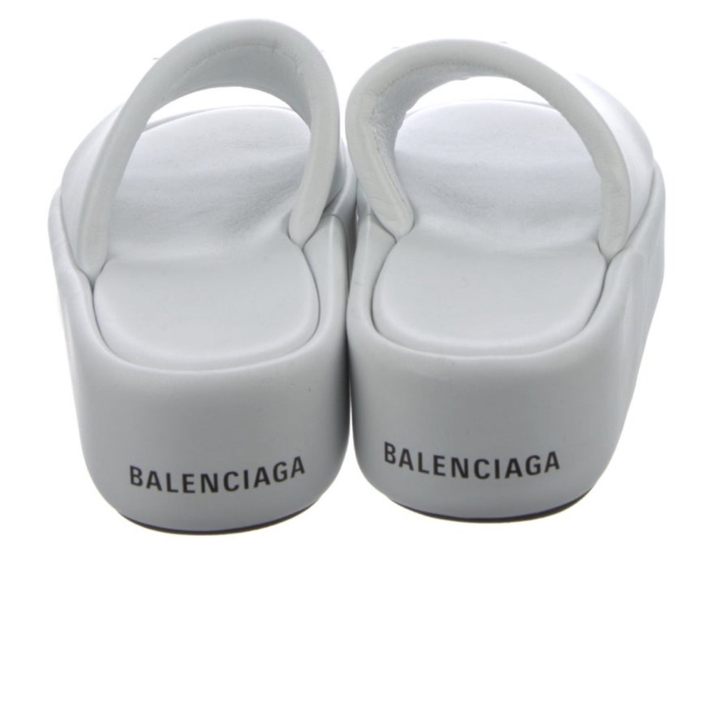 Balenciaga Leather Slides
